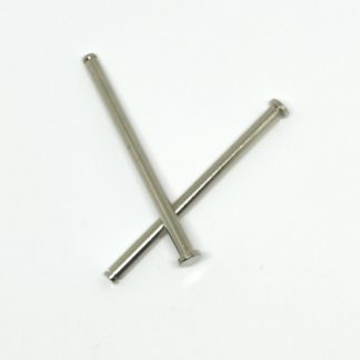 Flange Shaft 4x62mm Silver (2Pcs) for HPI 1/8 SAVAGE XL Flux 4.6 5.9 #86071