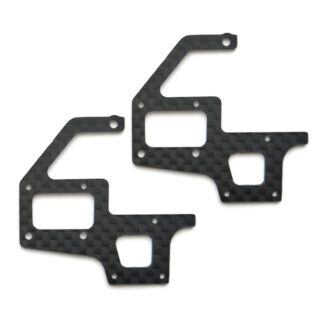 Carbon Fiber Upper Frame Set (2 Pcs) for OMP Hobby M2 Explore/M2 V2 RC Helicopters #OSHM2086