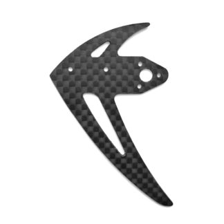Carbon Fiber Tail Fin (1 Pcs) for OMP Hobby M2 Explore/M2 V2 RC Helicopters #OSHM2097