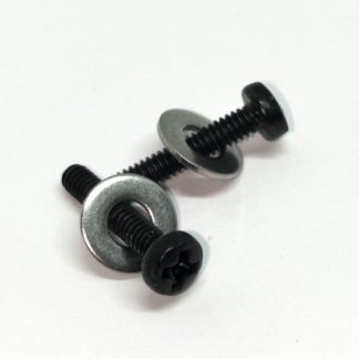 Phillips Pan Head Machine Screws M2 x 10mm w/Stainless Steel Flat Washers (2Pcs) HPI#100909a HPI#100909b