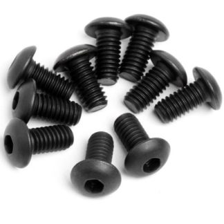 #94553 - BUTTON HEAD SCREW M4x8mm (HEX SOCKET/10pcs) 2.5mm Hex Socket