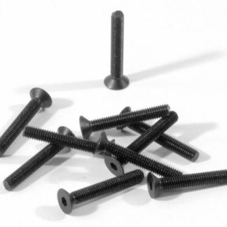 #Z087 - FLAT HEAD SCREW M3x20mm (HEX SOCKET/10pcs) w/ 2.0mm Hex Socket For HPI Racing Baja