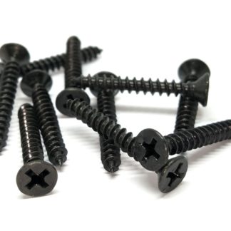Flat Head Screw Phillips Head Self Tapping M4x30mm (10pcs/Black) HPI Savage #Z649