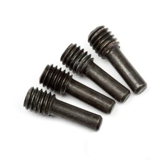 Screw Shaft M4x2.5x12mm (Black/4pcs) for HPI Savage #86094