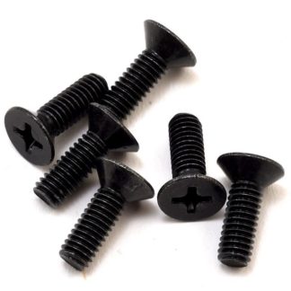 Flat Head Screw M4x12mm (6pcs/Black) #Z623 For HPI Savage XL Flux