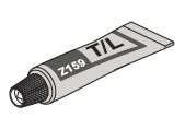 #Z159 - THREAD LOCK Thread lock is applied to screws to help prevent them from vibrating loose when the car is in operation. If screws are removed, thread lock should be re-applied when replacing. 