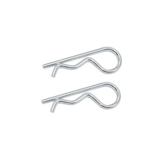 Large Body Pins Clips (Silver/2pcs) 1.15" #6123