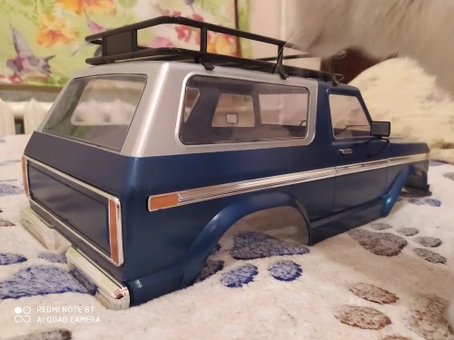 Ford Bronco Hard Body Suitable for 1/10 Traxxas TRX4 Axial SCX10 90046 RC Crawlers 