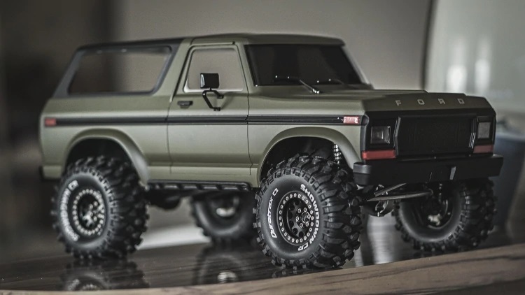 Ford Bronco Hard Body Suitable for 1/10 Traxxas TRX4 Axial SCX10 90046 RC Crawlers 