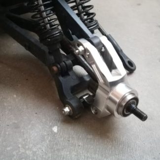 Aluminum Rear C-Hub for HPI SAVAGE Trucks (Silver/2pcs) #sav8003s