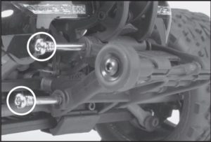 Wheelie Bar Adaptor Kit for HPI Savage XS Flux 1/16 Mini RC Truck