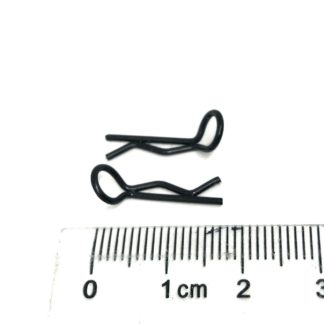 Angled Mounting Clip Body Clip Fuel Tank Clip (Black/2Pcs) #6122C