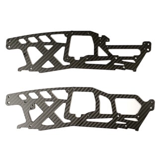 Carbon Fiber TVP Main Chassis Side Plates 3mm (Left+Right) for HPI Savage X4.6 RC Monster Truck #73831
