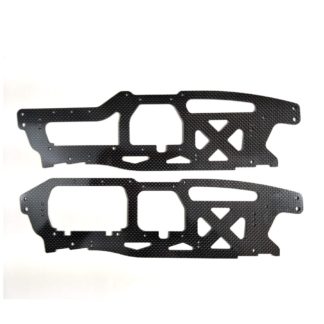 Carbon Fiber TVP Main Chassis Side Plates 3mm (Left+Right) for HPI Savage Flux HP RC Monster Truck #73831F