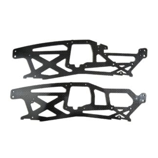 Carbon Fiber TVP Main Chassis Side Plates 3mm (Left+Right) for HPI Savage X4.6 RC Monster Truck #73831