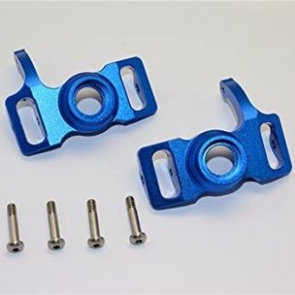 GPM SAV1021 Aluminum Steering Blocks for HPI SAVAGE Trucks (2pcs/Red|Blue|Black)